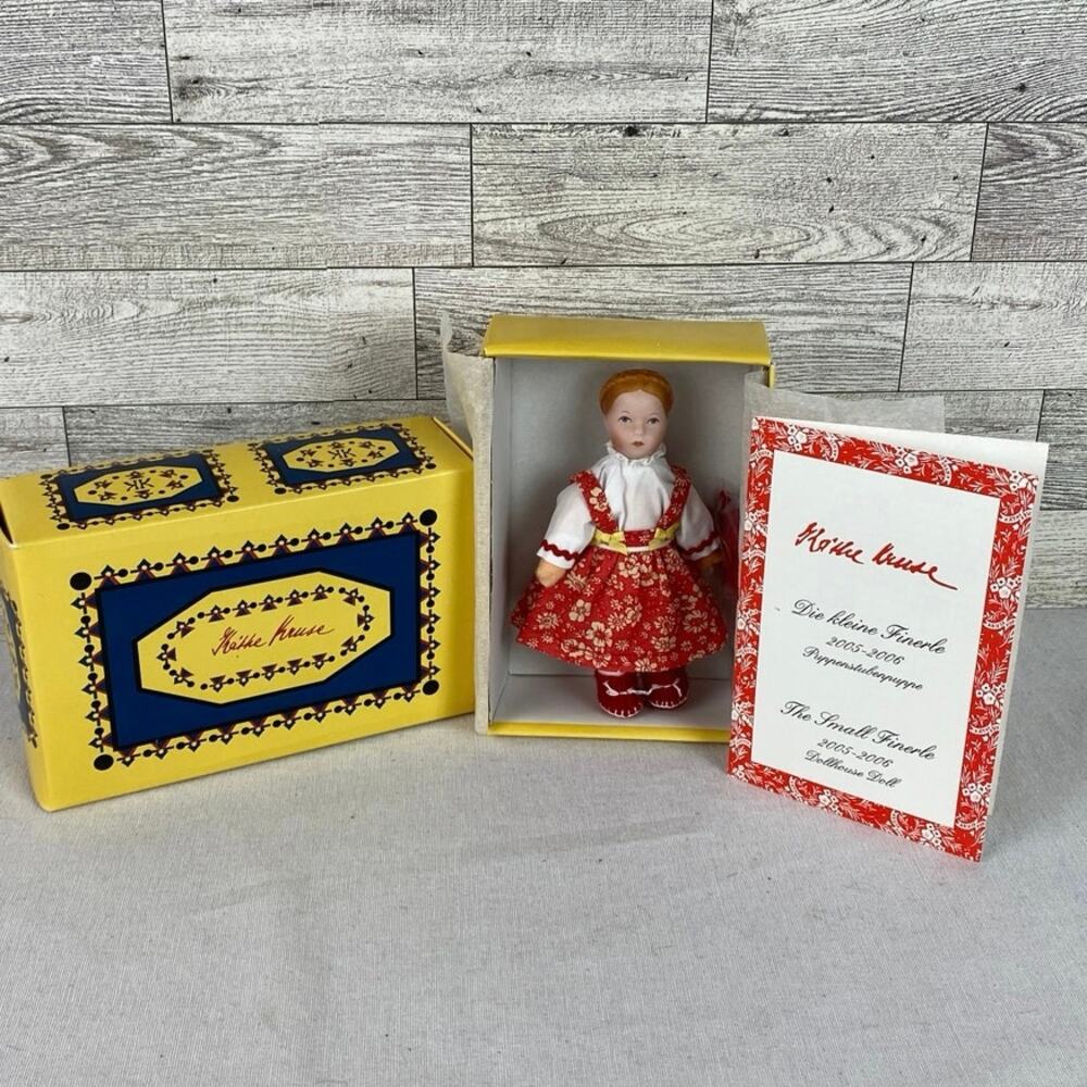 KATHE KRUSE FINERLE Miniature Dollhouse Doll 5 Inch NRFB Mint Box Rare